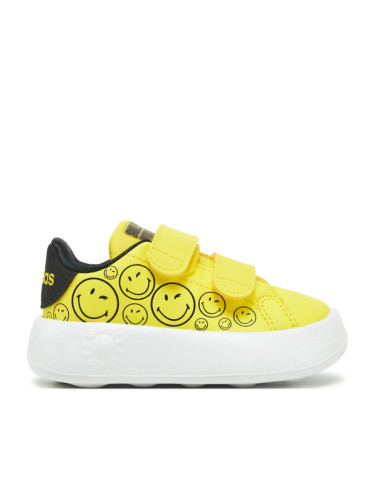 adidas Сникърси Smiley Advantage JI0501 Жълт