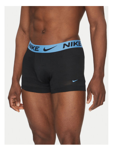 Nike Комплект 3 чифта боксерки 000PKE1224 Черен