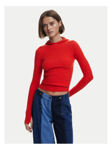 Desigual Пуловер 25SWJF19 Червен Slim Fit