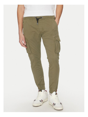 Alpha Industries Джогъри Twill 116202 Зелен Regular Fit