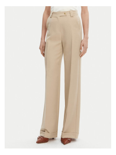 Maryley Текстилни панталони 25EB537/M26/43PG Бежов Regular Fit