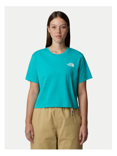 The North Face Тишърт Simple Dome NF0A87U4 Син Loose Fit