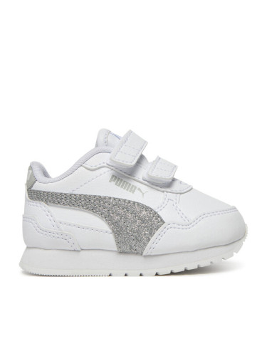 Puma Сникърси St Runner V4 Sl Glitter V Inf 401592 01 Бял
