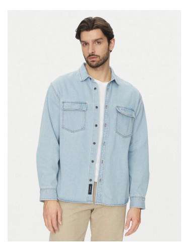 Vans дънкова риза VN000M12IYR1 Син Regular Fit