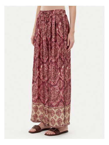 ViCOLO Текстилни панталони TD0666 Бордо Relaxed Fit