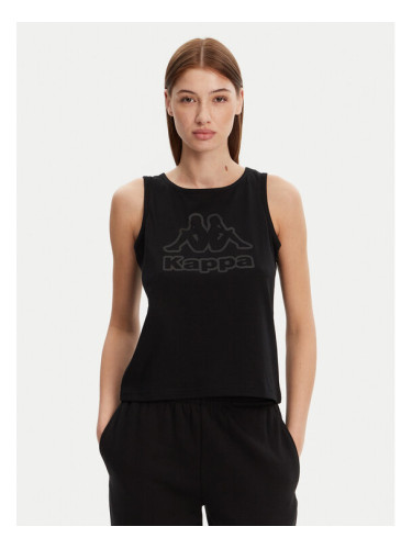 Kappa топ Logo Gria 382129W Черен Regular Fit