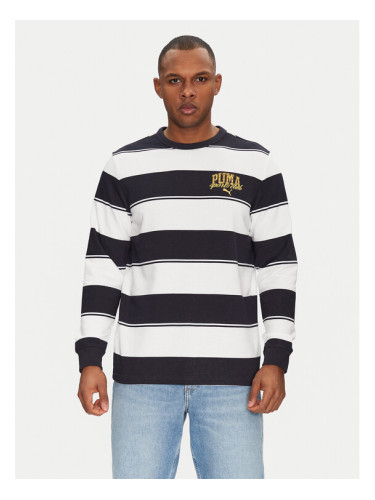 Puma Суитшърт Class Striped 684647 Тъмносин Regular Fit