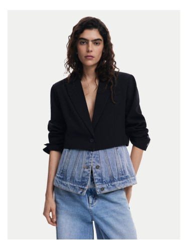 Desigual Сако 25SWEW28 Черен Regular Fit