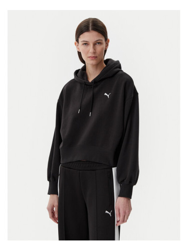 Puma Суитшърт Ess 629746 Черен Relaxed Fit