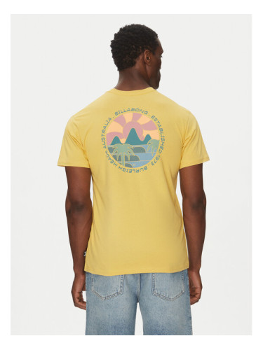 Billabong Тишърт Brightness Ss EBYZT00306 Жълт Regular Fit