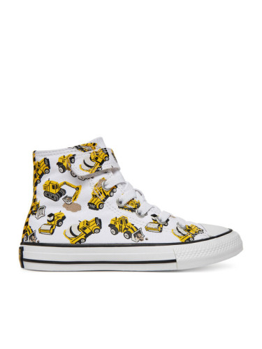Converse Кецове Chuck Taylor All Star Construction Truck Easy-On A10766C Бял