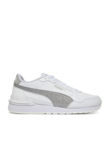 Puma Сникърси St Runner V4 Sl Glitter Jr 401586 01 Бял