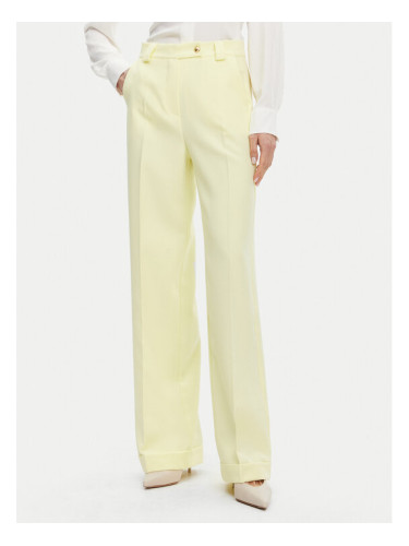 Maryley Текстилни панталони 25EB537/M26/43LL Жълт Regular Fit