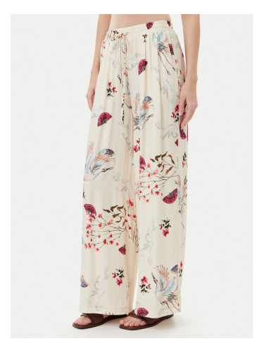 ViCOLO Текстилни панталони TD0814 Бежов Relaxed Fit