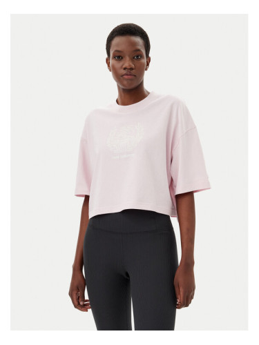 New Balance Тишърт WT51935 Розов Oversize