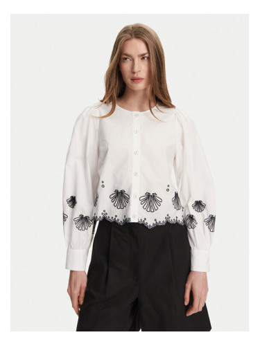 French Connection Риза 72YNH Бял Regular Fit