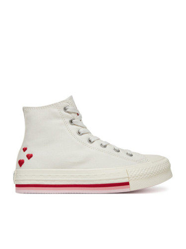 Converse Кецове Chuck Taylor All Star Lift Valentine'S Day Platform A10716C Бежов