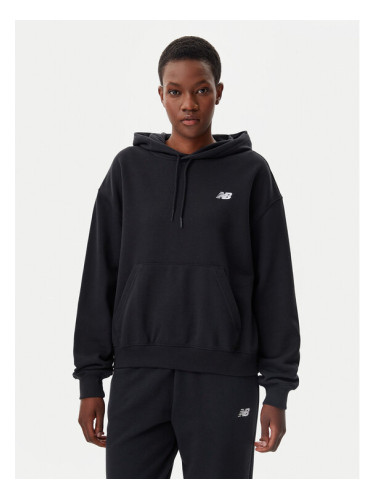 New Balance Тишърт Essentials WT41502 Черен Relaxed Fit