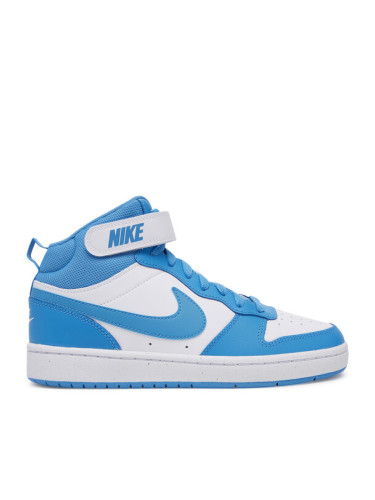Nike Сникърси Court Borough Mid 2 (GS) CD7782 Син