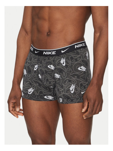 Nike Комплект 3 чифта боксерки 000PKE1008 Цветен