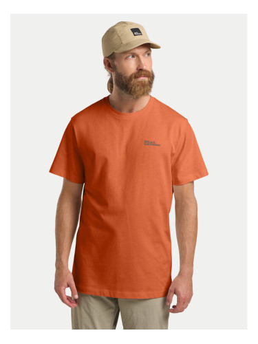 Jack Wolfskin Тишърт Essential 1808382 Оранжев Regular Fit