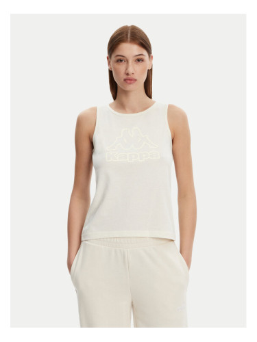 Kappa топ Logo Gria 382129W Екрю Regular Fit