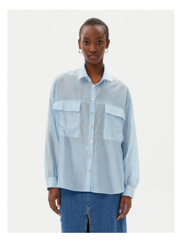 Rinascimento Риза CFC0123656003 Светлосиньо Relaxed Fit