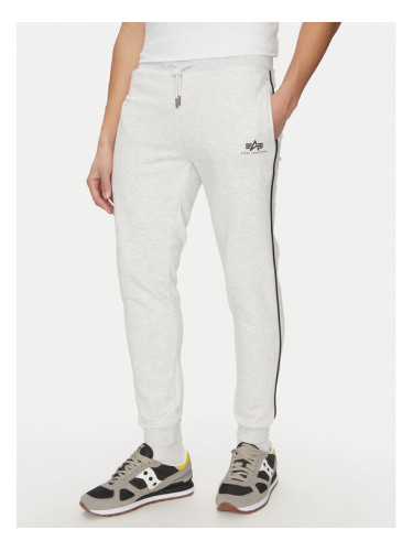 Alpha Industries Долнище анцуг Small Logo 156374 Сив Regular Fit