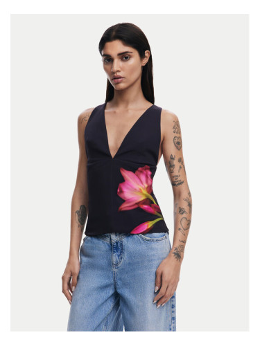 Desigual Блуза 25SWBW09 Черен Regular Fit