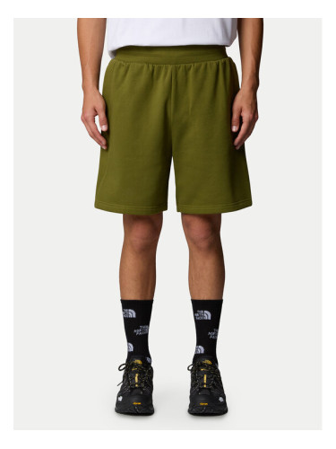 The North Face Спортни шорти Easy NF0A8C2S Зелен Regular Fit
