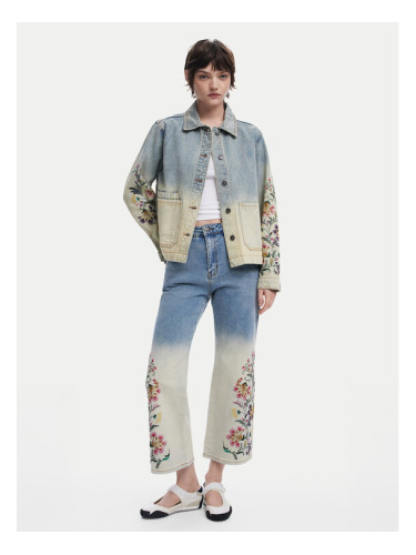 Desigual Дънки Texas 25SWDD01 Син Straight Fit