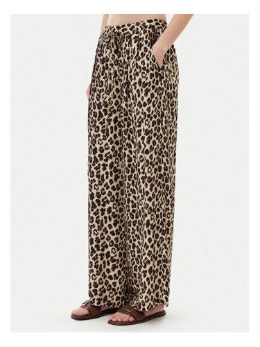 ViCOLO Текстилни панталони TD1432 Бежов Relaxed Fit