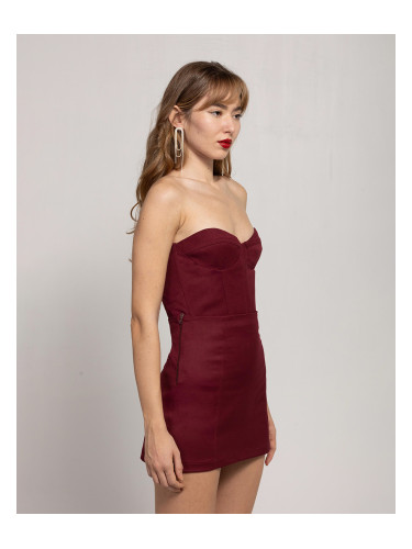 Корсет NESSA BURGUNDY