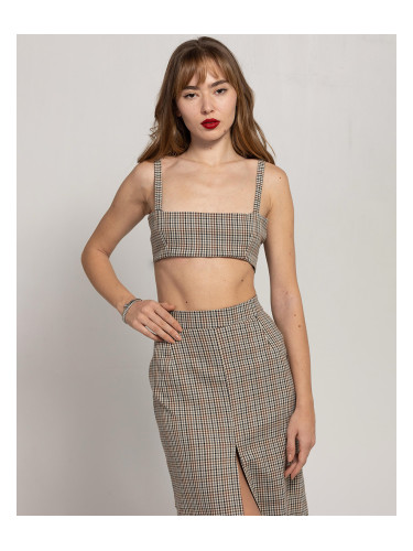 Кроп топ ALLA CHECKED