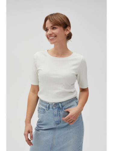 Marisse Women's T-Shirt L-Ts-4602 Off White