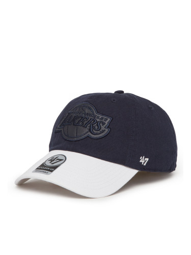 Шапка с козирка 47 Brand NBA Los Angeles Lakers '47 x Tommy Hilfiger Courtside '47 Clean Up THCCU174GWL Тъмносин