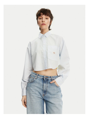 Calvin Klein Jeans Риза J20J225078 Светлосиньо Regular Fit