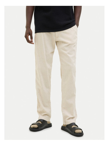 Jack & Jones Текстилни панталони Kane 12274977 Бежов Relaxed Fit