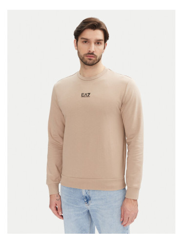 EA7 Emporio Armani Суитшърт 8NPM30 PJVRZ U6155 Бежов Regular Fit
