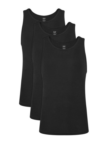 Gap Комплект от 3 броя топове 483958-01 Черен Regular Fit