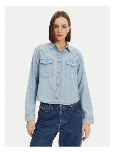 Noisy May дънкова риза Selvi 27033010 Светлосиньо Regular Fit