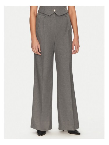Morgan Панталони тип палацо 251-PANIS.F Сив Wide Leg