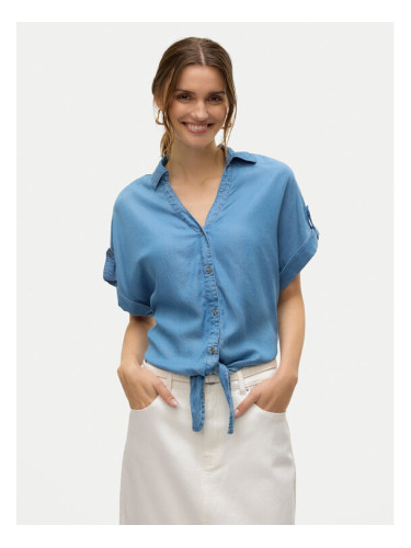 Vero Moda Риза Fleur 10326059 Син Regular Fit