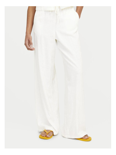 JJXX Текстилни панталони Breeze 12269769 Бял Wide Leg