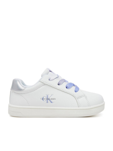 Calvin Klein Jeans Сникърси Low Cut Lace-Up Sneaker V1A9-82009-1355 M Бял
