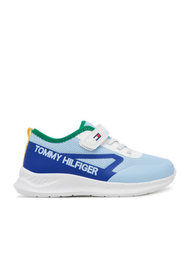 Tommy Hilfiger Сникърси Low Cut Lace-Up/Velcro Sneaker T1B9-33868-1756 S Син