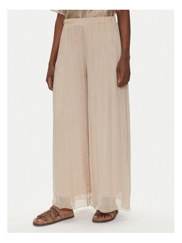 Bomboogie Панталони тип палацо PW8992TSET5 Бежов Relaxed Fit