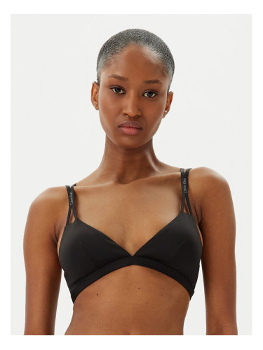 Calvin Klein Swimwear Горнище на бански KW0KW02793 Черен