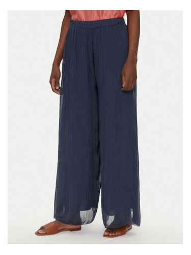 Bomboogie Панталони тип палацо PW8992TSET5 Тъмносин Relaxed Fit