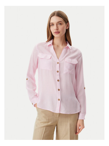 Vero Moda Риза Bumpy 10275283 Розов Regular Fit